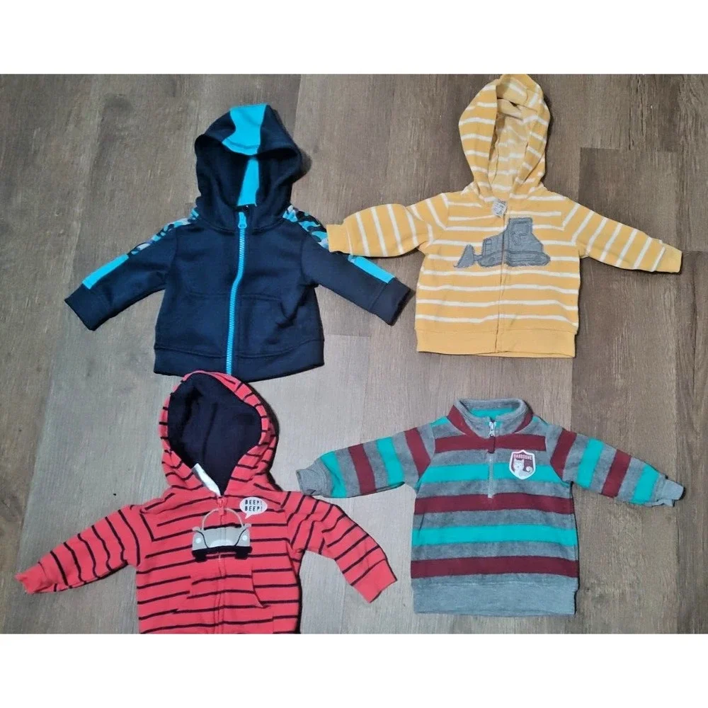 HUGE Lot Bundle of‎ Baby Boys Clothes FALL/WINTER 20 Pieces Size 0-3month